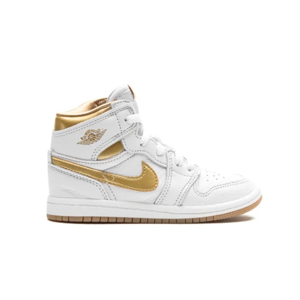 🐾 Nike Air Jordan OG youth 3y NIB Gold& White